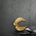 Zeeko Black Peel and Stick Wallpaper 17.3" x 590" Removable Crocodile Wallpaper by Zeeko