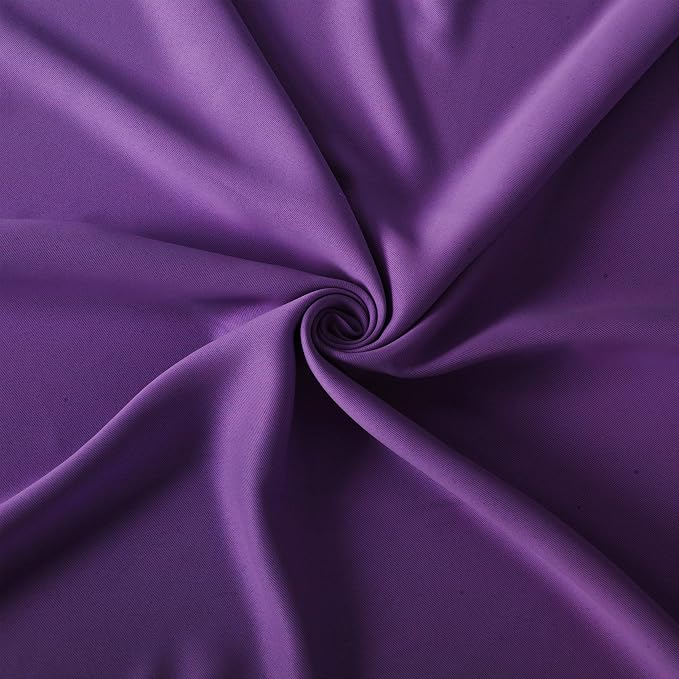 LEMOMO Purple Thermal Blackout Curtains/42 x 72 Inch/Set of 2 Panels Room - Image 5