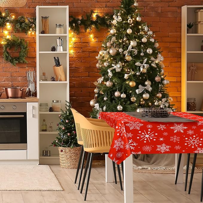 Kochorie 100 Ft x 54 Inch Snowflake Tablecloth Roll - Image 7