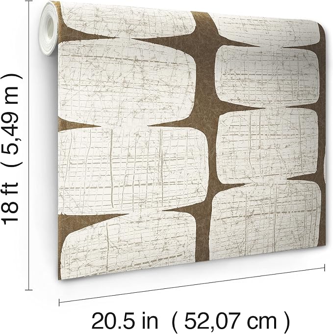 RoomMates RMK12349PL Mid-Century Beads Peel and Stick Wallpaper - Image 5