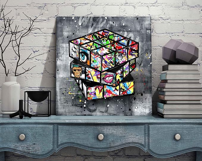 SIXTTART Banksy Canvas Wall-Art - Image 5