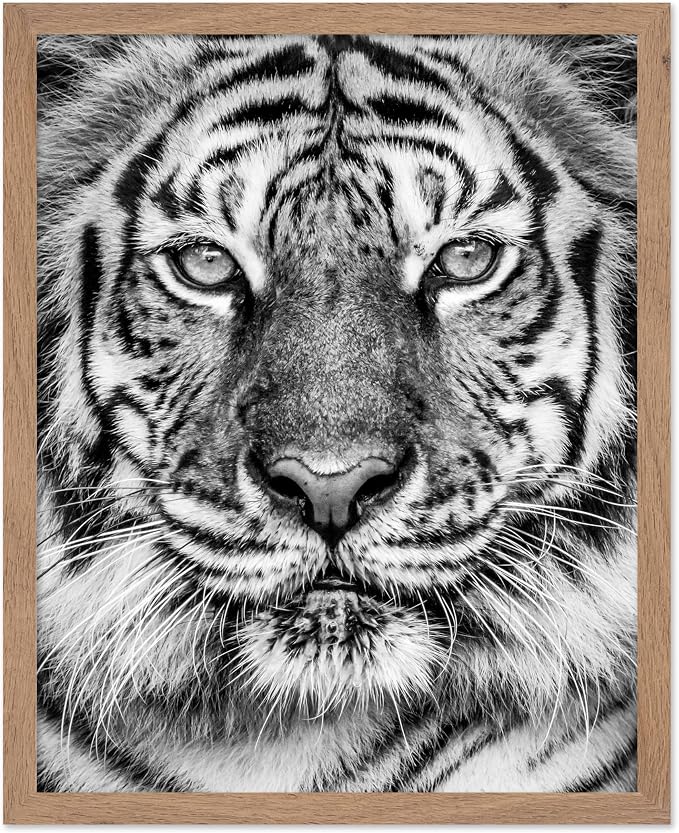 Poster Master Vintage Tiger Face Print by PosterMaster