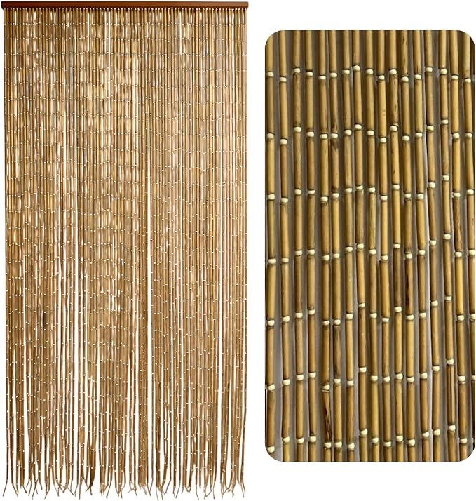 Vietbud Décor Natural Beaded Curtains by VIETBUDDECOR
