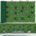 Artificial Grass Wall Roll Panels, UV-Anti Fake Greenery Plant Boxwood Panels by EverNature