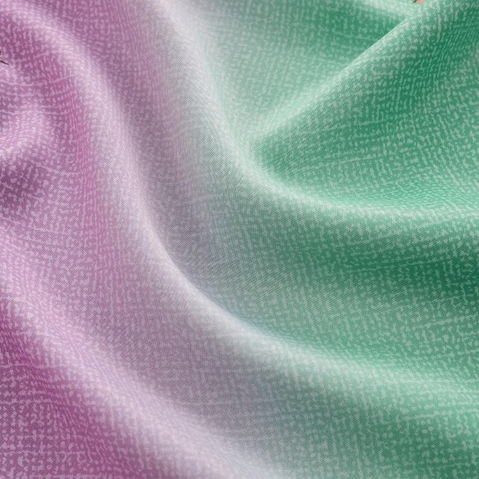 XiDi Blue & Rainbow Curtains for Kids & Girl Room - Image 8