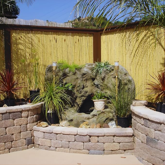 FOREVER BAMBOO Natural Bamboo Fencing Decorative Rolled Fence Panel 0.75 in D x - Image 4