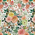 Floral Pattern Self-Adhesive Contact Paper, Oil and Water Resistant Drawer by wallpaper