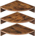 Corner Shelves 3-Pack for Bathroom & Kitchen, Space-Saving Floating Corner Wall by Unknown