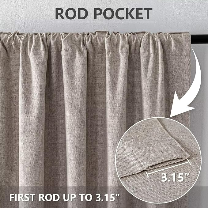IGEMAEVE Blackout Curtains Customsize - Image 3