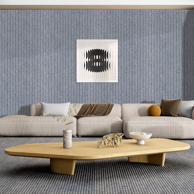 10 Pack Large Acoustic Panels, 47.2 x 23.6 x 0.35 Inch Sound Proof Foam Panels - Image 7