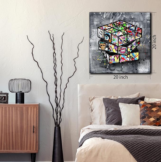 SIXTTART Banksy Canvas Wall-Art - Image 7