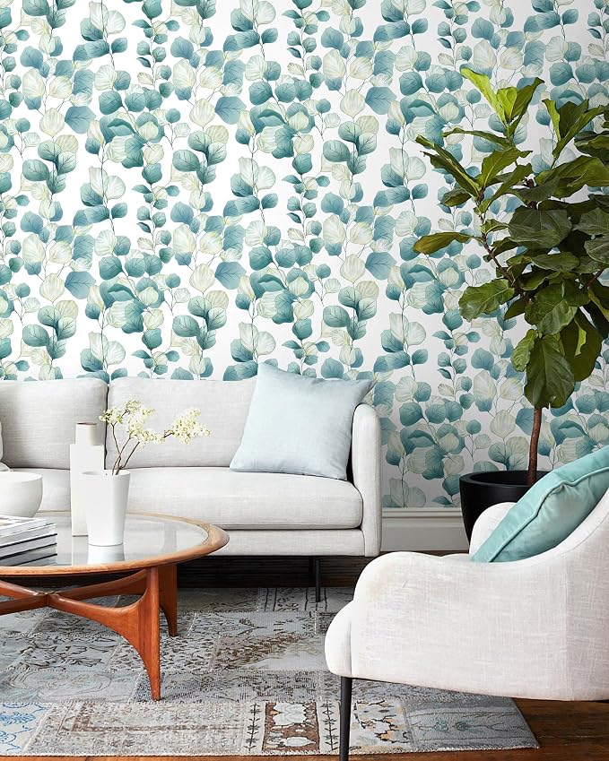 Timeet Peel and Stick Wallpaper Boho Leaf Contact Paper Removable Self Adhesive - Image 5
