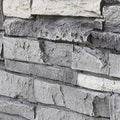 1.77 Inch Deep 3D Faux Stone Sample Panel Artisan Hand Painted Stacked Stone by Wallwell