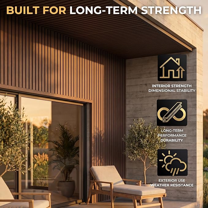 From Plain to Beautiful in Hours WPC Exterior Wall Slat Panels Waterproof - Image 6