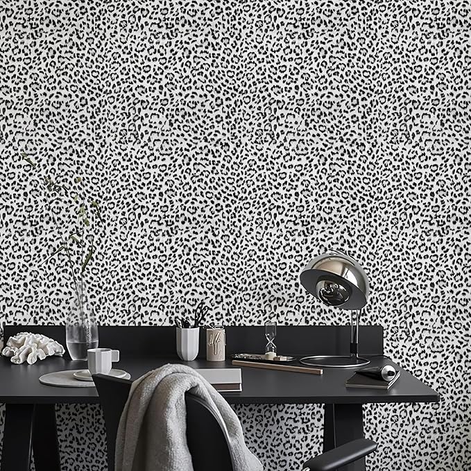 Leopard Print Peel and Stick Wallpaper, Waterproof Removable Self Adhesive - Image 6