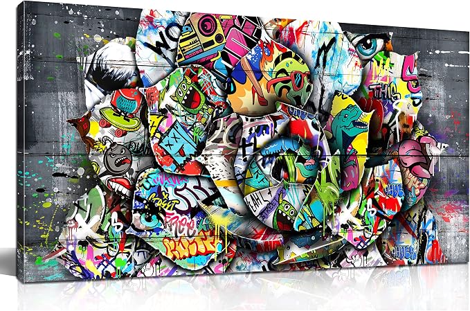 SIXTTART Flower Pictures Wall-Decor by SIXTTARTCANVASWALLART