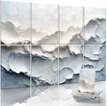JaneTech 8-Pack Art Acoustic Wall Panels 48x32 Inches Acoustic Treatment by JaneTech