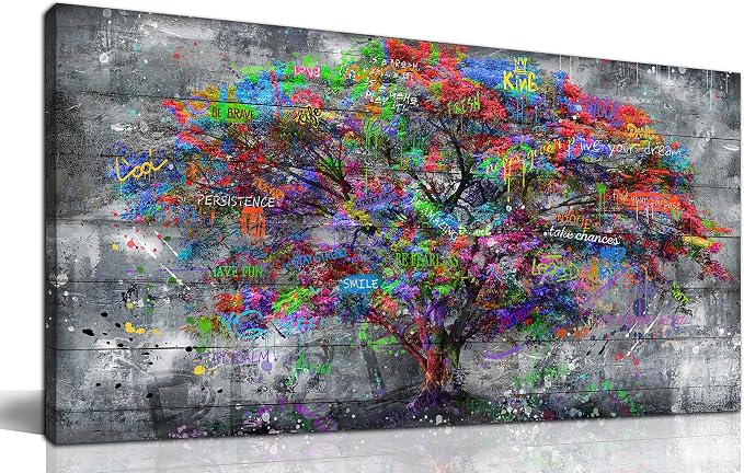 SIXTTART Tree Large Canvas Wall-Art by SIXTTARTCANVASWALLART