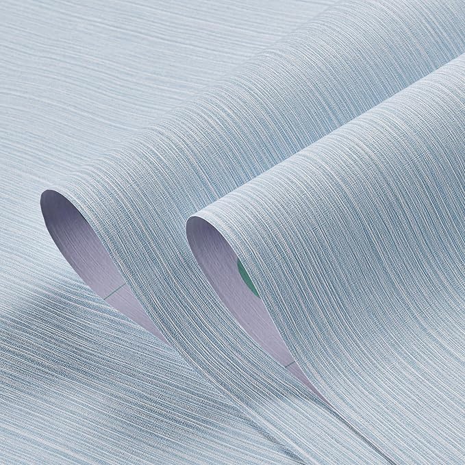Haimin Grasscloth Wallpaper Textured 24in X 393in Fabric Contact Paper Light - Image 2