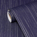 Navy Blue Grasscloth Peel and Stick Wallpaper Texture Contact Paper A Set of by Biyoeepeelstickwallpaper