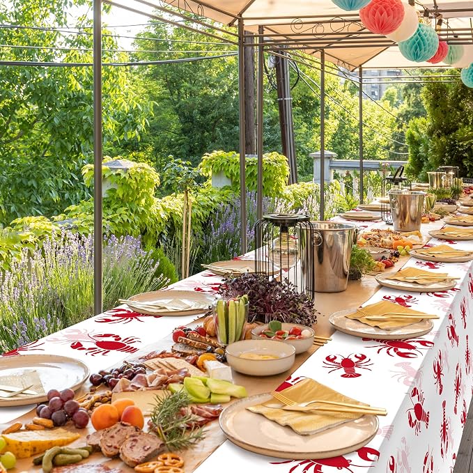 Kochorie 100 Ft x 54 Inch Crawfish Party Tablecloth Roll - Image 7