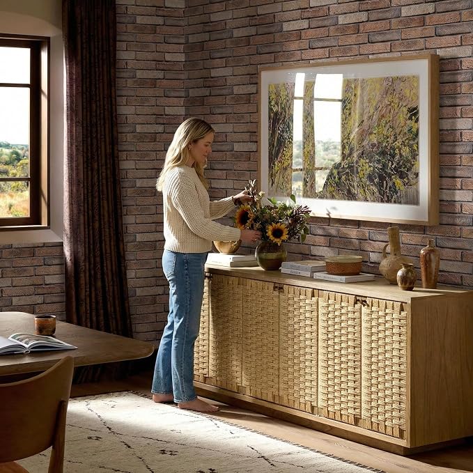 Commomy 3D Peel and Stick Brick, Ultralight Thin PVC Faux Brick Wall Panels - Image 6