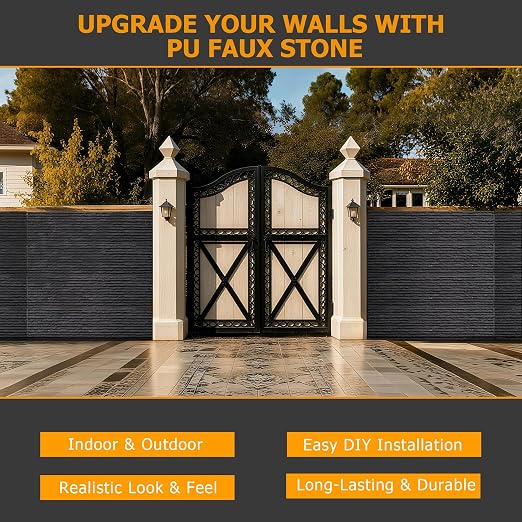 ROOMTEC 1-Pack Faux Stone Wall Covering Panels - Image 7