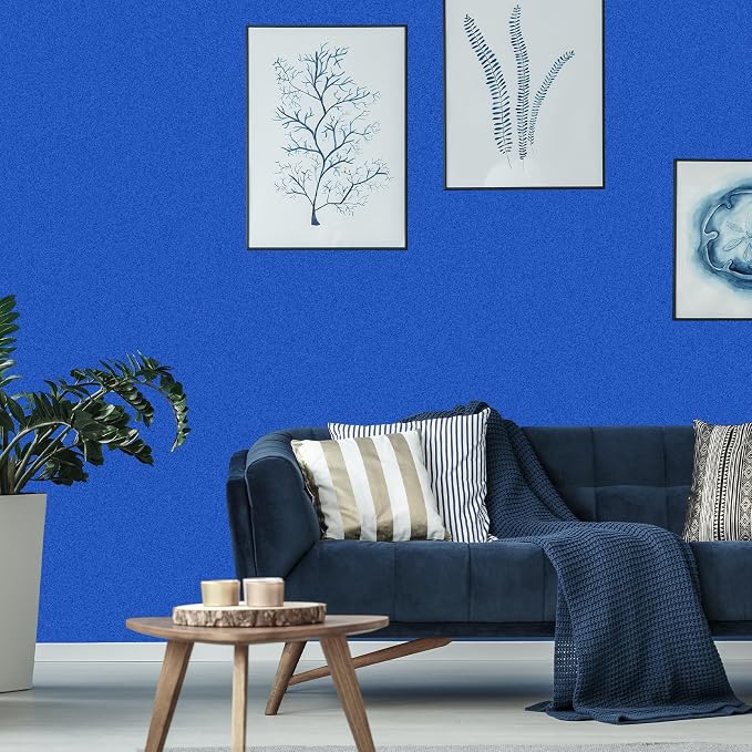 Yancorp 120" Matte Dark Blue Contact Paper Peel and Stick Wallpaper Removable - Image 3