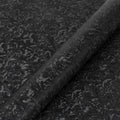 Abyssaly Black Textured Peel and Stick Wallpaper by Abyssaly