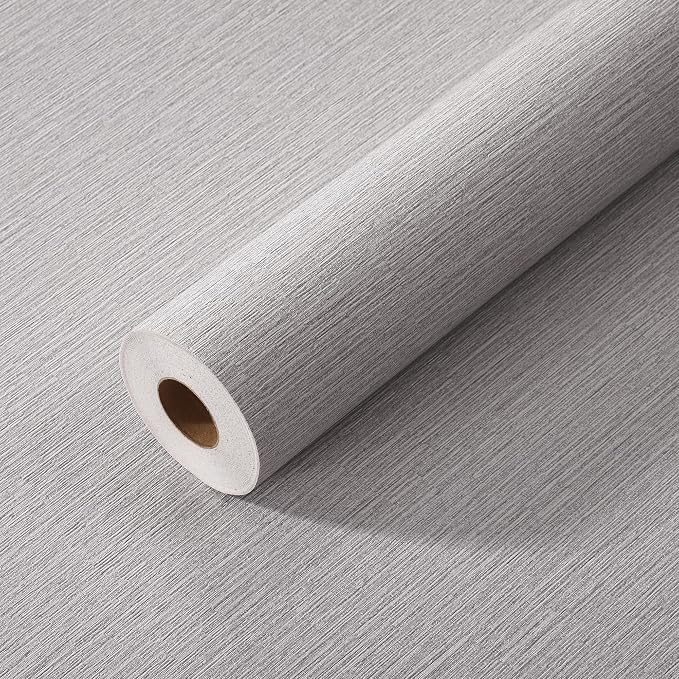 Haimin Grasscloth Wallpaper Peel and Stick 20.9in X 393in Fabric Contact Paper - Image 9