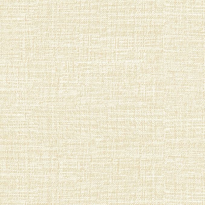 Amiya Grasscloth Cream Wallpaper Peel and Stick Beige Faux Fabric Linen Contact by AMIYApeelandstickwallpaper
