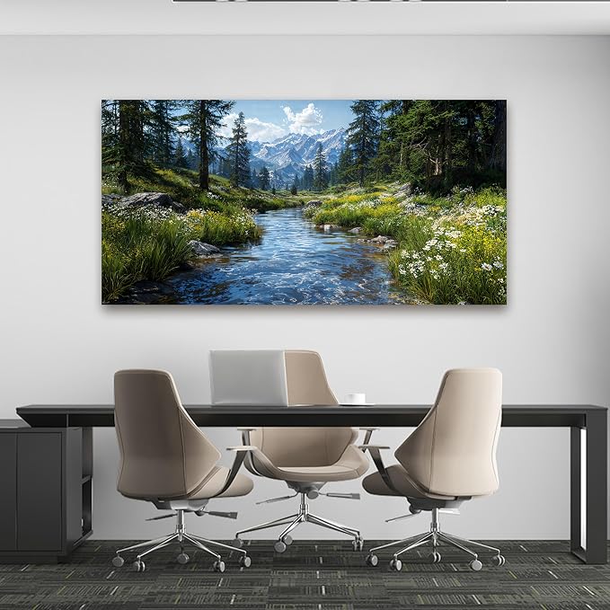 Large Canvas Wall Art Decor Nature Landscape Wall Art Prints Artwork - Image 2
