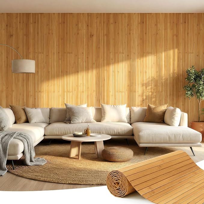 Bamboo Wall Panel, Peel and Stick wall Panels, paneles decorativos para pared - Image 2