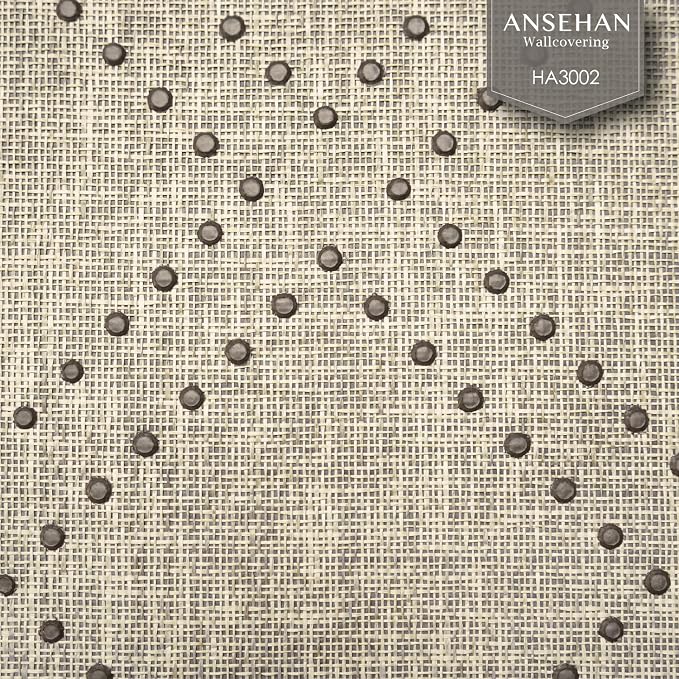 Ansehan Hand-Crafted Wallcovering HA3002 Droplets 36" W x8 Yard L Textured - Image 2