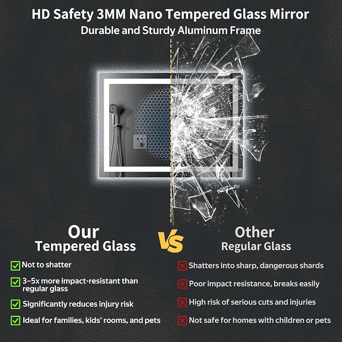 24"x36" LED Bathroom Mirror - Image 7