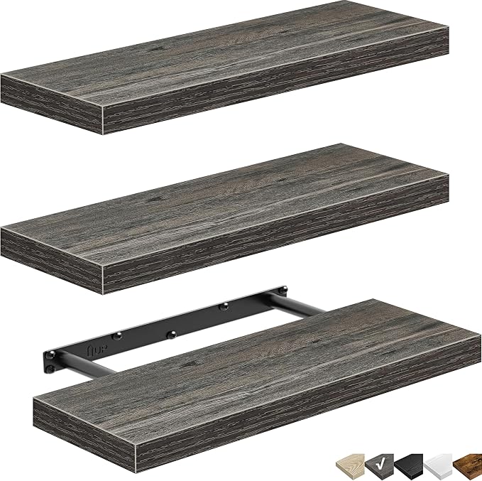 QEEIG Floating Shelves for Wall Bathroom Shelf Bedroom Kitchen Living Room - Image 10