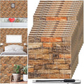 Colarr 60 Pcs 58 Sq ft 3D Wall Panels Peel and Stick Faux Foam 3D Brick by Colarr