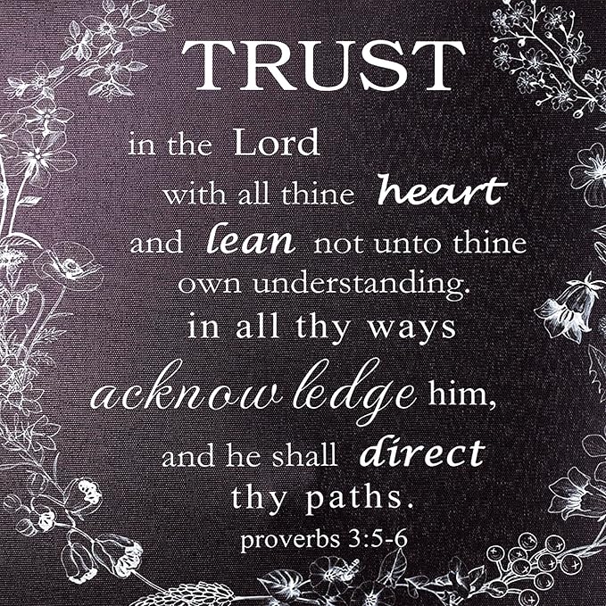 EOBTAIN Christian Bible Verse Canvas Wall Art Positive Religious Scripture and - Image 7