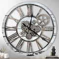 The B-Style Large Wall Clock 24 inch Moving Gear Wall Clock Oversized Vintage by TheB-StyleTB