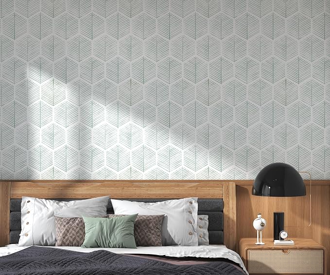 Modern Peel and Stick Wallpaper 17.3''×197'' Geometric Wallpaper Boho Contact - Image 6