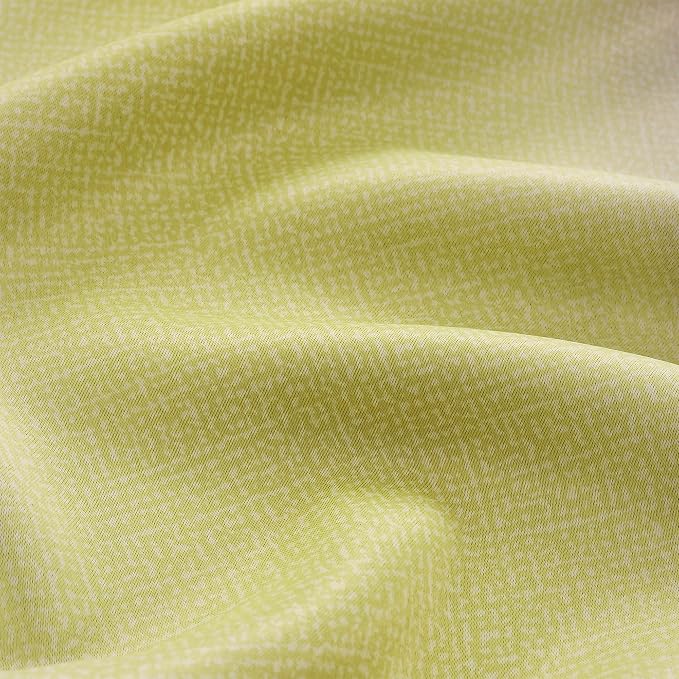 XiDi Curtains for Bedroom Decor, Rainbow GreenYellowGrey52/54/1 - Image 7