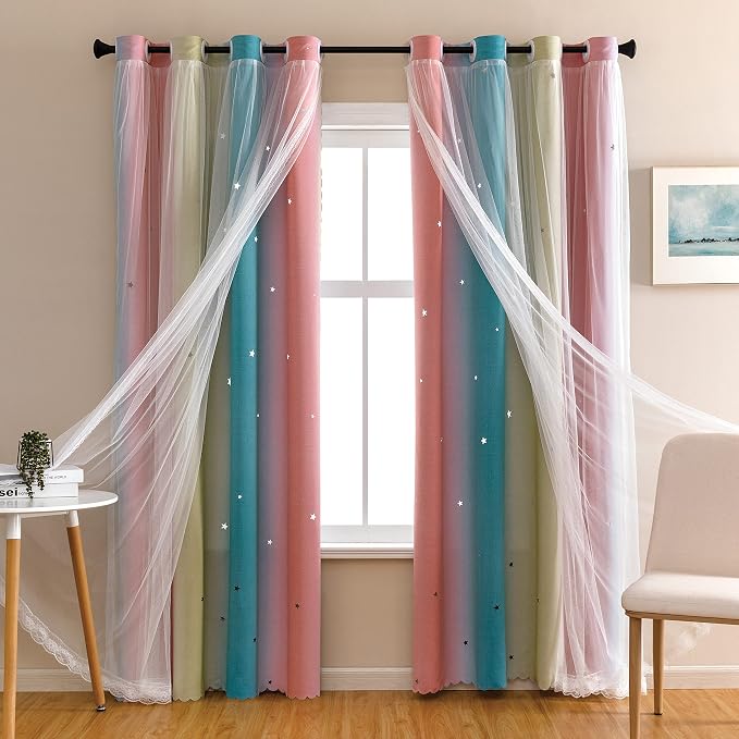XiDi Dream Star Blackout Curtains by Addsomecolortolife