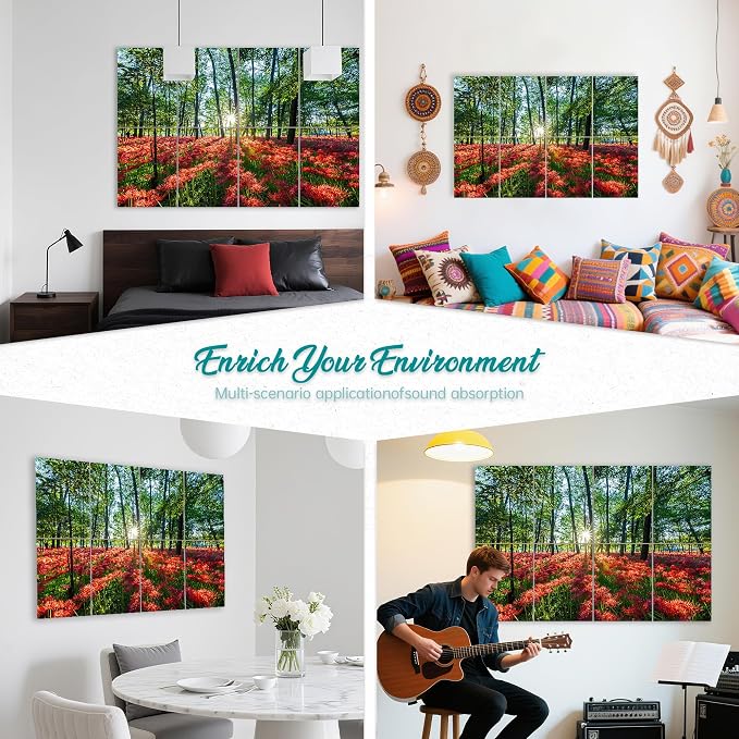 Mollywell Art Acoustic Panels, Sound Proofing, Wall Decoration, Suitable - Image 6