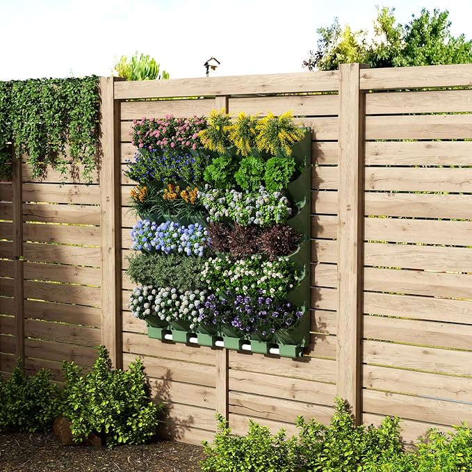 Self Watering Wall Mounted Vertical Planter, 36 Pots Wall Planter Indoor - Image 2