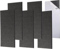 6 Pack Self-adhesive Acoustic Panels, 15.75" X 31.5" X 0.47" Soundproof Wall by ENSEPST