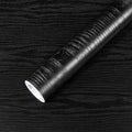 COSNIGHT Black Peel and Stick Wallpaper, Wood Grain Contact Paper Self Adhesive by COSNIGHT