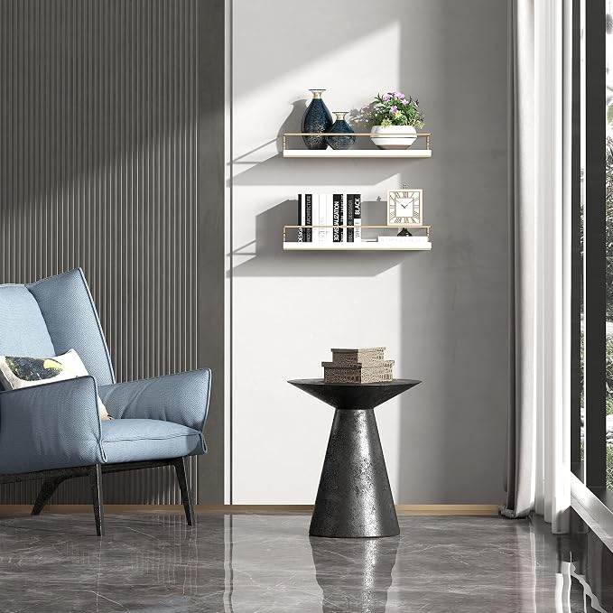 Shario White Floating Shelves - Image 6