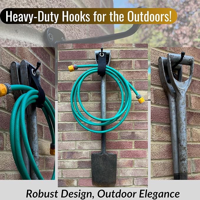 Rustic Wall Hooks: Heavy Duty Cast Iron Hooks, Suitable - Image 6