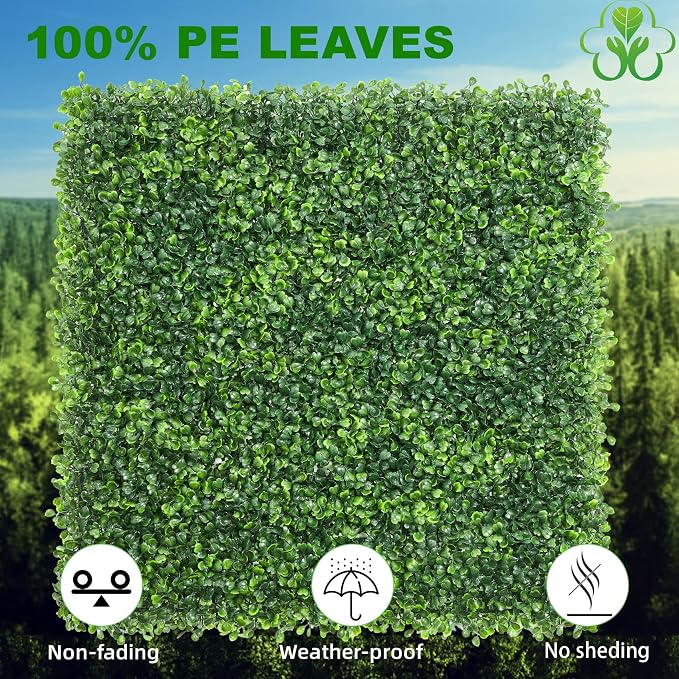 KASZOO 24 Pack 20"x20" Grass Wall Panels - Image 8