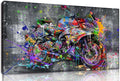 SIXTTART Banksy Motorcycles Wall-Art by SIXTTARTCANVASWALLART